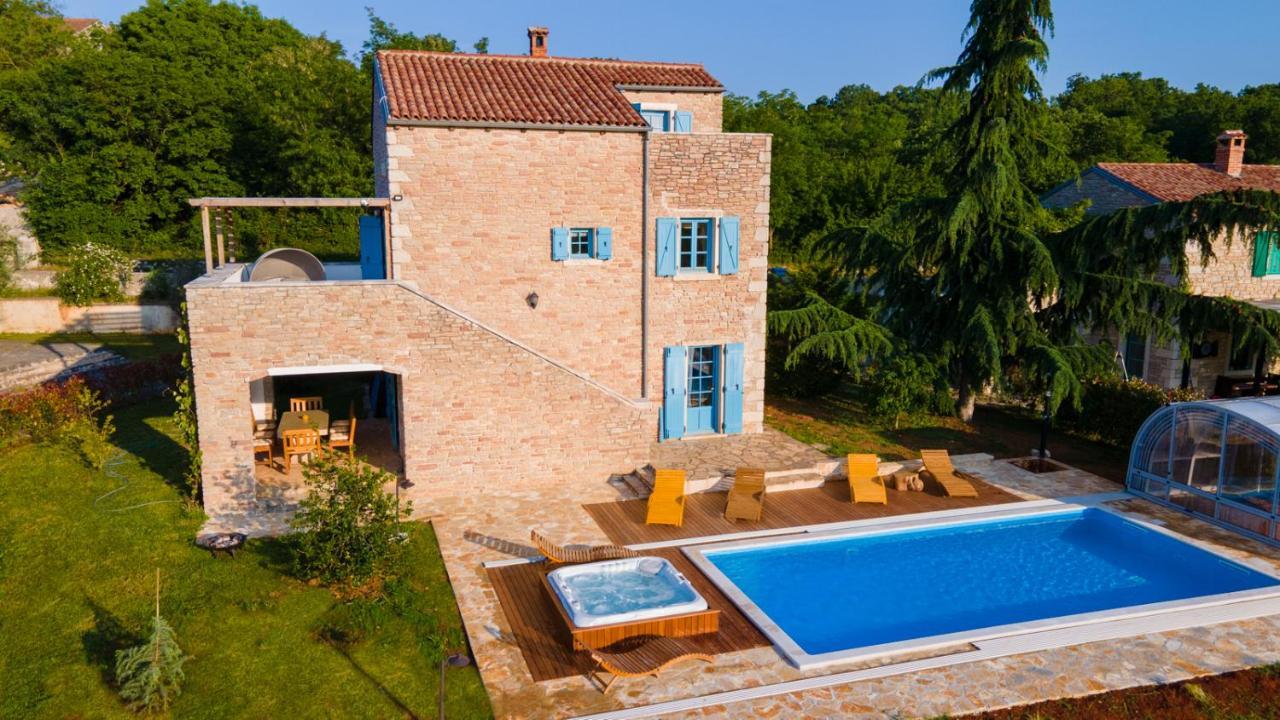 Julijud, Heated Pool, Jacuzzi, Dome And Sauna Brajkovici (Pazin) Exterior foto