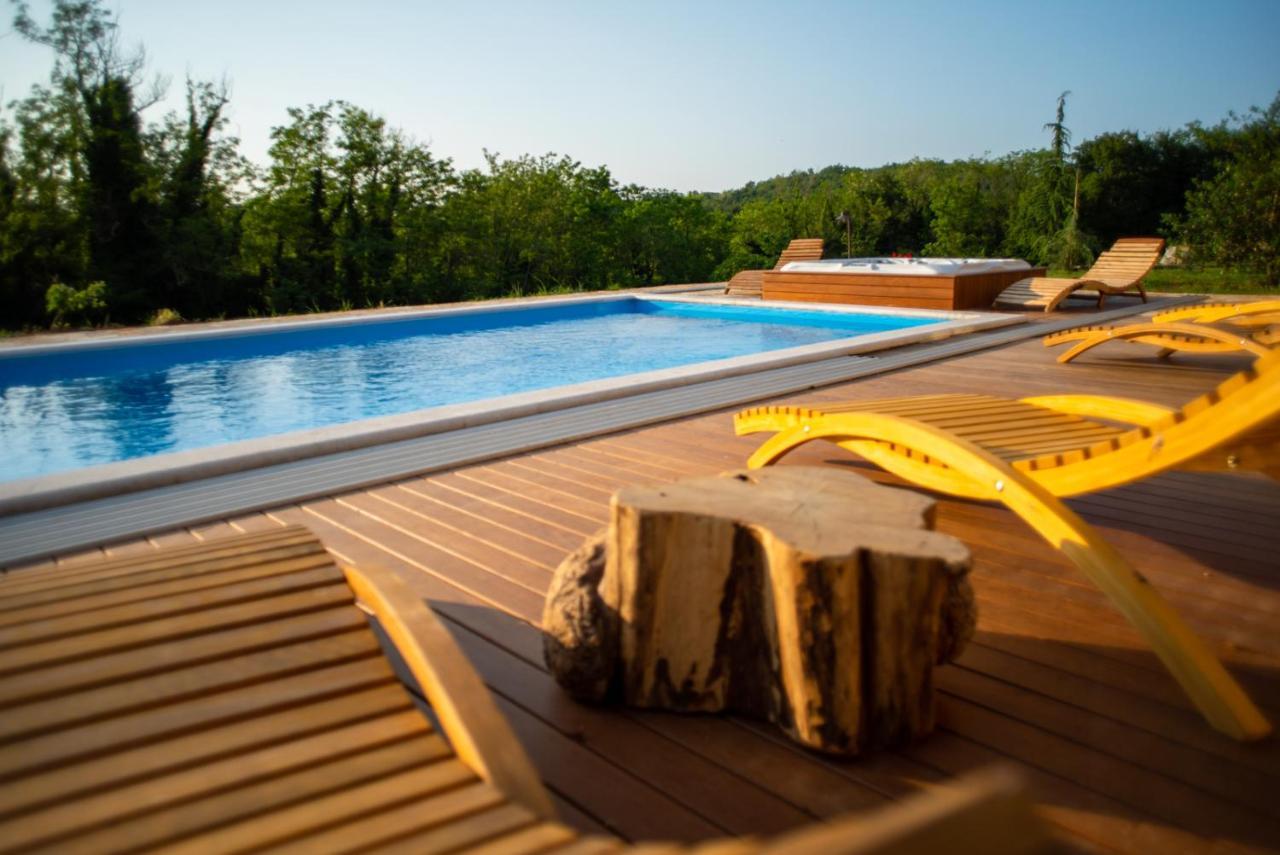 Julijud, Heated Pool, Jacuzzi, Dome And Sauna Brajkovici (Pazin) Exterior foto