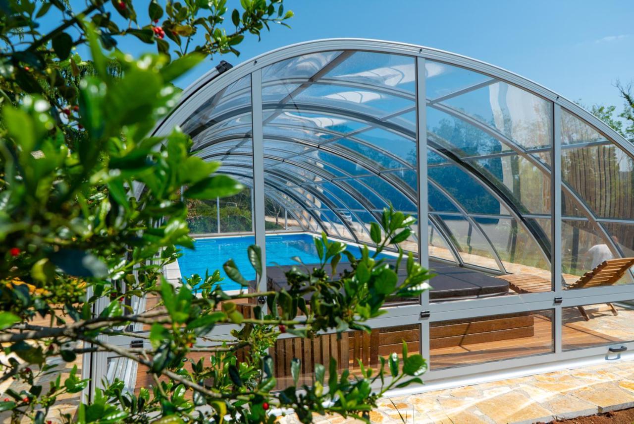 Julijud, Heated Pool, Jacuzzi, Dome And Sauna Brajkovici (Pazin) Exterior foto